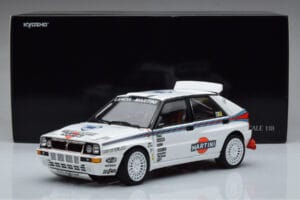 Lancia Delta HF Integrale Evoluzione Test Car Kyosho 1:18 08348G Pressofusione — immagine 9 di 9