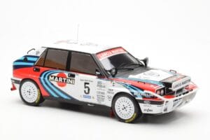 Lancia Delta Integrale 16V #5 J. Kankkunen / J. Piironen Rally Safari 1990 IXO 1:18 18RMC139C Pressofusione — immagine 4 di 6