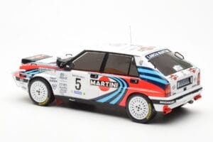Lancia Delta Integrale 16V #5 J. Kankkunen / J. Piironen Rally Safari 1990 IXO 1:18 18RMC139C Pressofusione — immagine 5 di 6