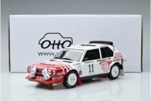 Lancia Delta S4 Group B #3 M. Alen / I. Kivimäki Olympus Rally 1986 Otto 1:18 OT976 Pressofusione — immagine 6 di 6