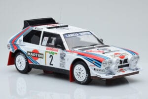 Lancia Delta S4 #2 M. Alen / I. Kivimaki Rally San Remo 1986 IXO 1:18 18RMC130A Pressofusione — immagine 4 di 6