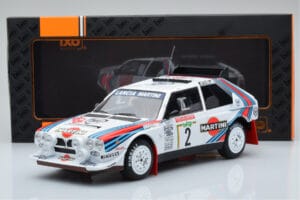 Lancia Delta S4 #2 M. Alen / I. Kivimaki Rally San Remo 1986 IXO 1:18 18RMC130A Pressofusione — immagine 6 di 6