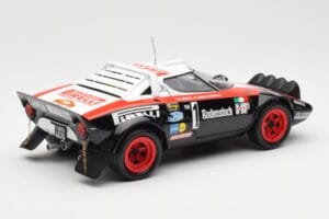 Lancia Stratos HF #1 Hunsruck Rally 1978 Kyosho 1:18 08130D Pressofusione — immagine 3 di 8