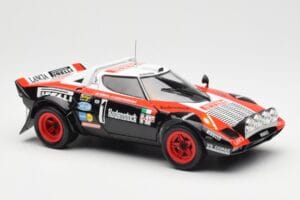 Lancia Stratos HF #1 Hunsruck Rally 1978 Kyosho 1:18 08130D Pressofusione — immagine 6 di 8