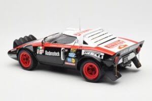 Lancia Stratos HF #1 Hunsruck Rally 1978 Kyosho 1:18 08130D Pressofusione — immagine 7 di 8