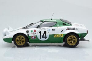 Lancia Stratos Alitalia #14 S. Munari / M. Mannucci Winners Rally Monte Carlo 1975 Minichamps 1:18 155751714 Pressofusione — immagine 3 di 6