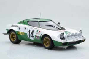 Lancia Stratos Alitalia #14 S. Munari / M. Mannucci Winners Rally Monte Carlo 1975 Minichamps 1:18 155751714 Pressofusione — immagine 4 di 6