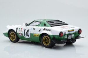Lancia Stratos Alitalia #14 S. Munari / M. Mannucci Winners Rally Monte Carlo 1975 Minichamps 1:18 155751714 Pressofusione — immagine 5 di 6