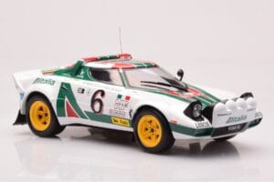 Lancia Stratos HF #6 B. Waldegård / H. Thorszelius Rally Monte Carlo 1976 IXO 1:18 18RMC162B Pressofusione — immagine 4 di 6