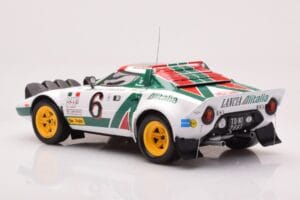 Lancia Stratos HF #6 B. Waldegård / H. Thorszelius Rally Monte Carlo 1976 IXO 1:18 18RMC162B Pressofusione — immagine 5 di 6