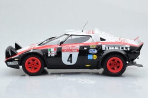 Lancia Stratos Pirelli #4 M. Alen / I. Kivimaki Winners Rally Sanremo 1978 Minichamps 1:18 155781704 Pressofusione — immagine 3 di 6