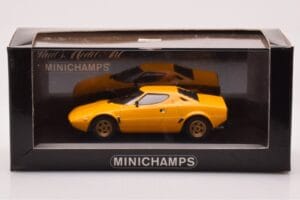 Lancia Stratos Giallo Minichamps 1:43 430125020 Pressofusione — immagine 4 di 4