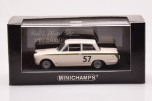 Lotus Cortina Mk1 #57 J. Clark Crystal Palace Winner 1964 Minichamps 1:43 400648257 Pressofusione — immagine 4 di 4