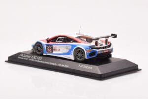 McLaren 12C GT3 #82 Russian Team A. Vasiliev / D. Vasiliauskas / M. Asmer / B. Spengler Spa 24 Hours 2014 Minichamps 1:43 437 — immagine 3 di 4
