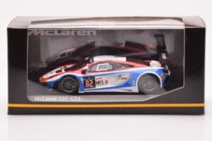 McLaren 12C GT3 #82 Russian Team A. Vasiliev / D. Vasiliauskas / M. Asmer / B. Spengler Spa 24 Hours 2014 Minichamps 1:43 437 — immagine 4 di 4
