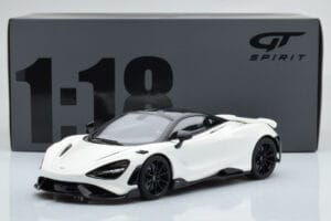 McLaren 765LT Bianco GT Spirit 1:18 GT861 Resina — immagine 6 di 6