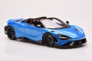 McLaren 765LT Spider Blu GT Spirit 1:18 GT886 Resina — immagine 4 di 6