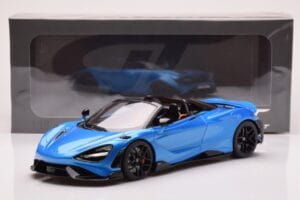 McLaren 765LT Spider Blu GT Spirit 1:18 GT886 Resina — immagine 6 di 6