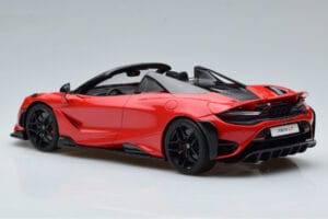 McLaren 765LT Spider Rosso GT Spirit 1:18 GT420 Resina — immagine 5 di 6