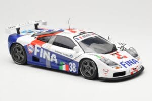 McLaren F1 GTR #38 M. Duez / M. Soper / E. Lafitte Team Bigazzi 24 Hours of Le Mans 1996 UT Models 1:18 80439421484 Pressofus — immagine 4 di 6