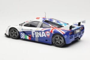 McLaren F1 GTR #38 M. Duez / M. Soper / E. Lafitte Team Bigazzi 24 Hours of Le Mans 1996 UT Models 1:18 80439421484 Pressofus — immagine 5 di 6