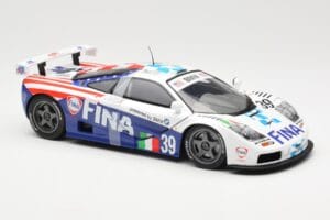 McLaren F1 GTR #39 N. Piquet / J. Cecotto / D. Sullivan Team Bigazzi 24 Hours of Le Mans 1996 UT Models 1:18 80439421485 Pres — immagine 2 di 6