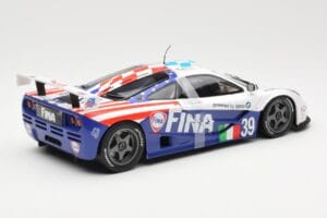 McLaren F1 GTR #39 N. Piquet / J. Cecotto / D. Sullivan Team Bigazzi 24 Hours of Le Mans 1996 UT Models 1:18 80439421485 Pres — immagine 3 di 6
