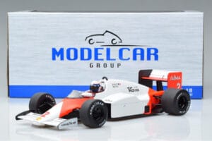 McLaren MP4/2B Marlboro #2 A. Prost Monaco GP Winner World Champion 1985 MCG 1:18 MCG18606F Pressofusione — immagine 6 di 6