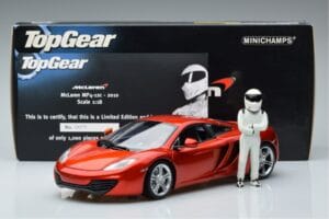McLaren MP4-12C Con Figurina Stig Top Gear Minichamps 1:18 519101330 Pressofusione — immagine 7 di 7