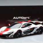 McLaren P1 GTR Bianco Lucido Con Strisce Rosse AUTOart 1:18 - image 7 of 7