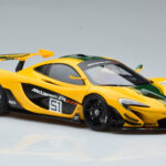 McLaren P1 GTR Giallo Con Strisce Verdi AUTOart 1:18 - image 5 of 7