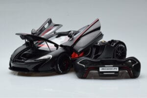 McLaren P1 Nero Opaco AUTOart 1:18 76027 Pressofusione — immagine 2 di 9