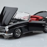 Mercedes 190 SL W121 Cabriolet Nero Minichamps 1:18 - image 2 of 8