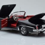 Mercedes 190 SL W121 Cabriolet Nero Minichamps 1:18 - image 7 of 8