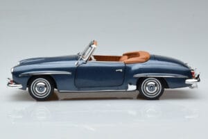 Mercedes 190 SL W121 Roadster Blu Norev 1:18 B66040625 Pressofusione — immagine 5 di 8