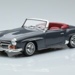 Mercedes 190 SL W121 Roadster Grigio Norev 1:18 183402 Pressofusione