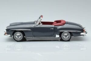 Mercedes 190 SL W121 Roadster Grigio Norev 1:18 183402 Pressofusione — immagine 4 di 8