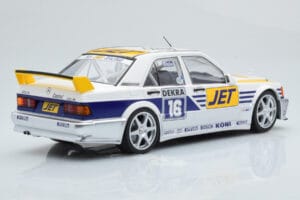 Mercedes 190E 2.5-16 W201 EVO 1 Jet #16 F. Biela Team Ms-Jet Racing DTM 1990 Minichamps 1:18 155903616 Pressofusione — immagine 2 di 6