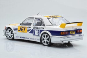 Mercedes 190E 2.5-16 W201 EVO 1 Jet #16 F. Biela Team Ms-Jet Racing DTM 1990 Minichamps 1:18 155903616 Pressofusione — immagine 5 di 6
