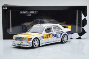 Mercedes 190E 2.5-16 W201 EVO 1 Jet #16 F. Biela Team Ms-Jet Racing DTM 1990 Minichamps 1:18 155903616 Pressofusione — immagine 6 di 6