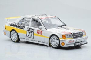 Mercedes 190E 2.5-16 W201 EVO 1 Karcher #77 F. Kreutzpointer Team AMG-Mercedes DTM 1990 Minichamps 1:18 155903677 Pressofusio — immagine 4 di 6
