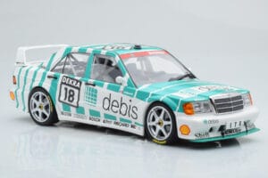 Mercedes 190E 2.5-16 W201 EVO 2 Debis #18 F. Giroix Team Zackspeed DTM 1991 Minichamps 1:18 155913618 Pressofusione — immagine 4 di 6