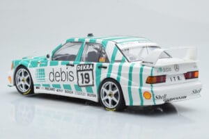 Mercedes 190E 2.5-16 W201 EVO 2 Debis #19 R. Asch Team Zackspeed DTM 1991 Minichamps 1:18 155913619 Pressofusione — immagine 5 di 6