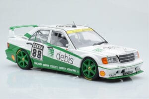 Mercedes 190E 2.5-16 W201 EVO 2 Debis #88 B. Schneider Team Zackspeed DTM 1991 Minichamps 1:18 155913688 Pressofusione — immagine 4 di 6