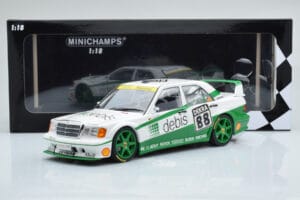 Mercedes 190E 2.5-16 W201 EVO 2 Debis #88 B. Schneider Team Zackspeed DTM 1991 Minichamps 1:18 155913688 Pressofusione — immagine 6 di 6