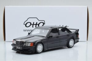 Mercedes 190E W201 2.5-16 Evo I Nero Otto 1:18 OT151 Resina — immagine 6 di 6