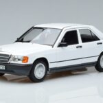 Mercedes 190 E W201 Bianco Norev 1:18 183820 Pressofusione