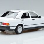 Mercedes 190 E W201 Bianco Norev 1:18 183820 Pressofusione - image 3 of 7