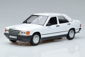 Mercedes 190 E W201 Bianco Norev 1:18 183820 Pressofusione