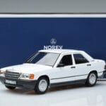 Mercedes 190 E W201 Bianco Norev 1:18 183820 Pressofusione - image 7 of 7